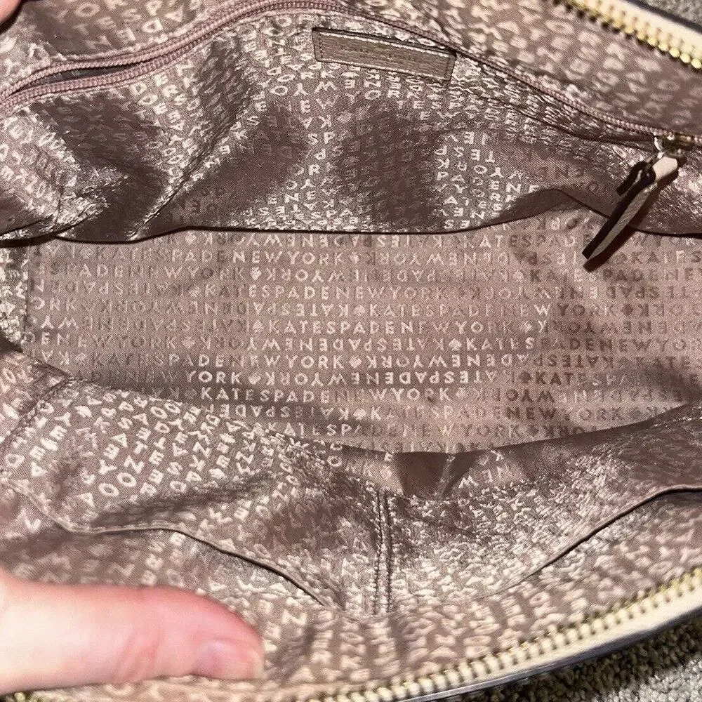 Kate‎ Spade Medium Light Pink and Cream Handbag Purse